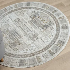 120 cm Teppich rund Ackora