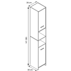 Bad Hochschrank Panales