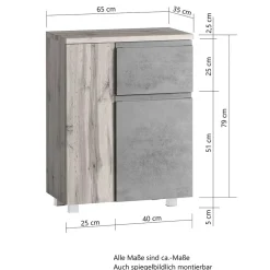 Badeunterschrank Fregato