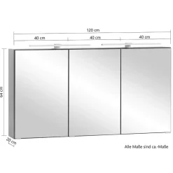 Badezimmer Spiegel Schrank Cadama
