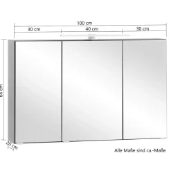 Badezimmer Spiegelschrank Kropenia