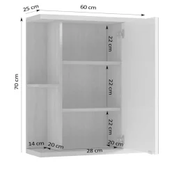 Badezimmer Spiegelschrank Viganno