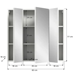 Badezimmer Spiegelschrank Adeass