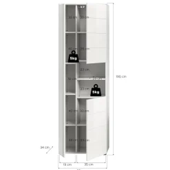 Badezimmerhochschrank Adeass