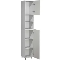 Badezimmerhochschrank weiß Pididos