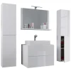 Badezimmermöbelset weiß modern Lorencia