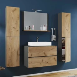Badezimmermöbelset zweifarbig Socotta