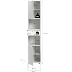 Badezimmerschrank Adeass