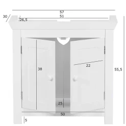 Badezimmerunterschrank Salverna