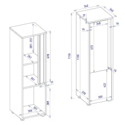 Badmidischrank Rascian