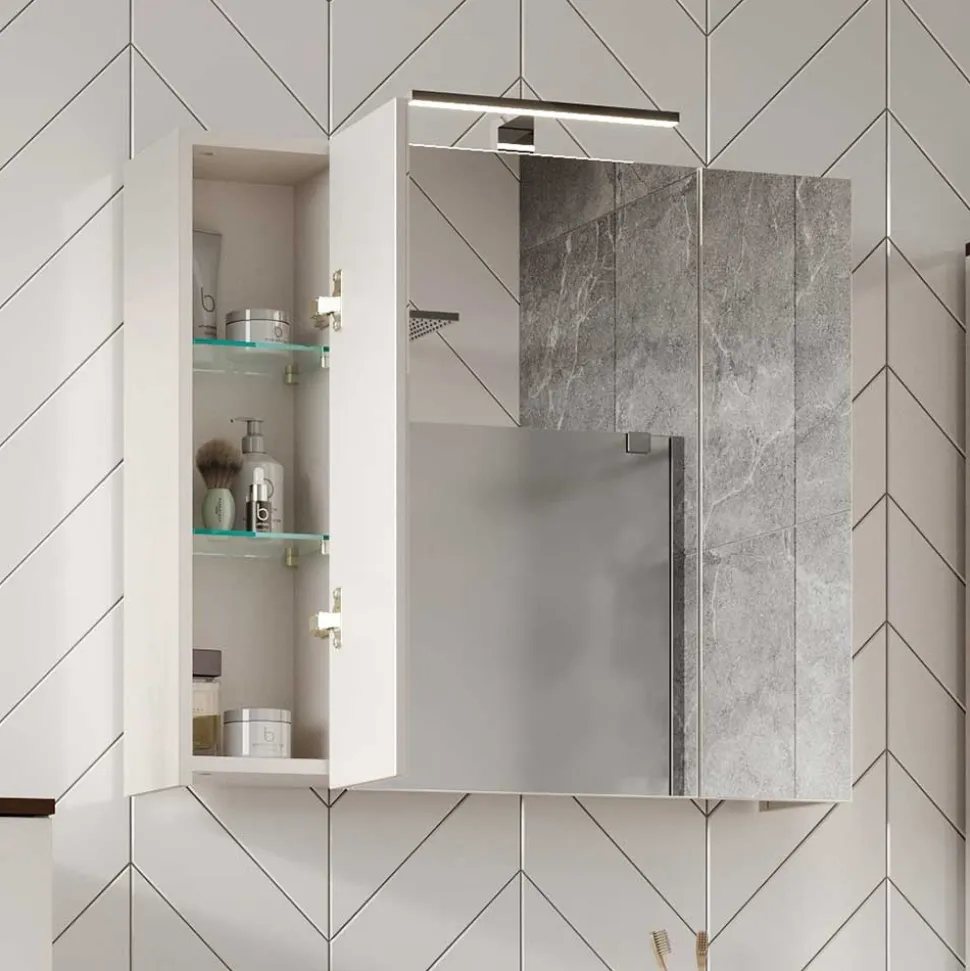 Badschrank mit Spiegel Elise