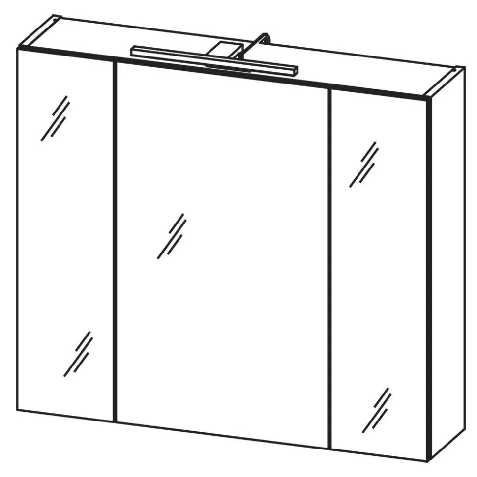 Badschrank mit Spiegel Elise