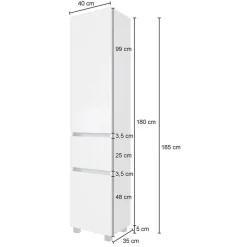 Badseitenschrank Vulray