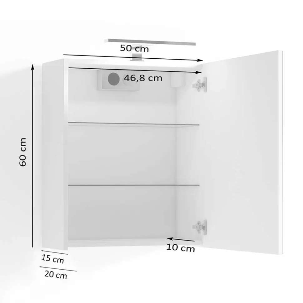 Badspiegelschrank Dartino