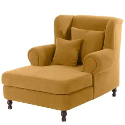 Bigsessel gelb Velours Sylvie