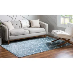 Blauer Teppich Acasa