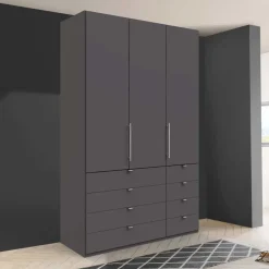 Brauner Jugendkleiderschrank Flinu
