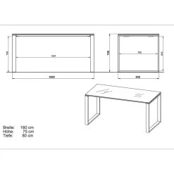 Büro Schreibtisch Rameros
