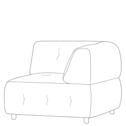 Couch Eckelement Modul Estravo