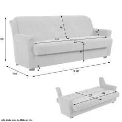 Couch Garnitur Borgetto