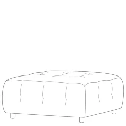 Couchhocker für Modulsofa Rasfera