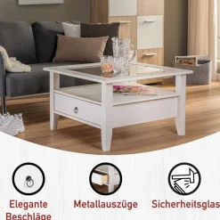 Designercouchtisch Alberto