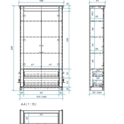 Dielenschrank Flurencina