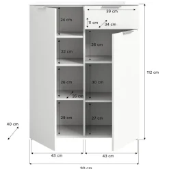 Dielenschrank Zykla