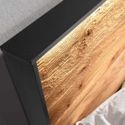 Doppel Bett Wildeiche Scoddo
