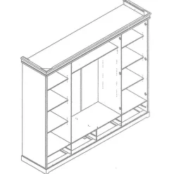 Drehtürenschrank Aluko