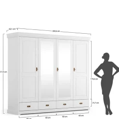 Drehtürenschrank Aluko