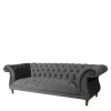 Dreisitzer Couch Anthrazit Romina