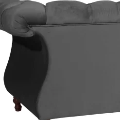 Dreisitzer Couch Anthrazit Romina