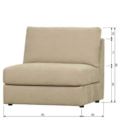 Dreisitzer Modulsofa Pilamonia