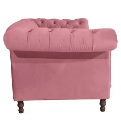 Dreisitzer rosa Barock Lisbon