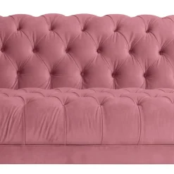 Dreisitzer rosa Barock Lisbon