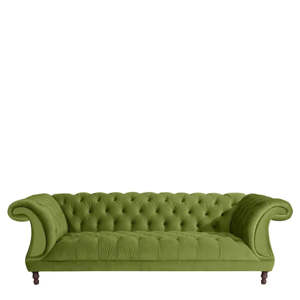 Dreisitzer Sofa Samtvelours Jesses