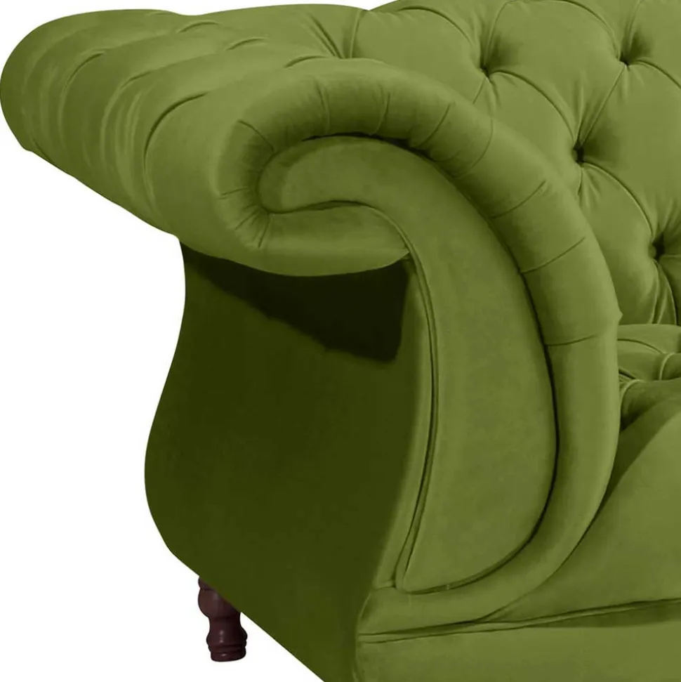 Dreisitzer Sofa Samtvelours Jesses