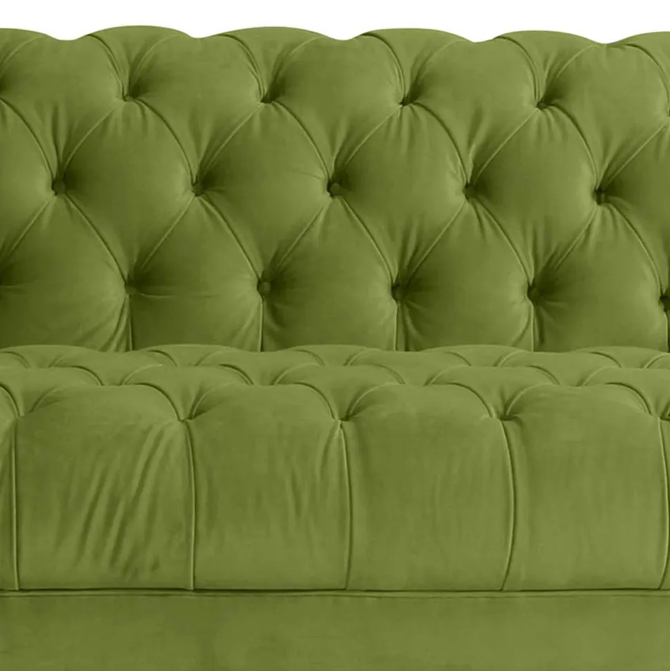 Dreisitzer Sofa Samtvelours Jesses