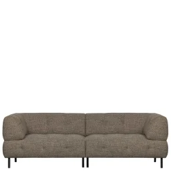 Dunkelbraun meliertes Sofa Chimi