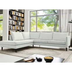 Ecksofa Offwhite Ratisca