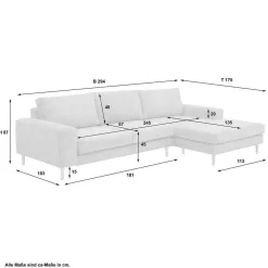 Ecksofa Vianada