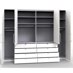 Falttürenkleiderschrank Grinzia