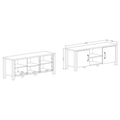 Fernseh Unterschrank Zepp