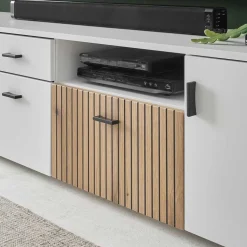 Fernseher Schrankwand modern Saladd