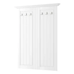 Garderobe Massivholz Kiefer weiss Vomano