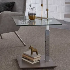 Glas Beistelltisch Hataia