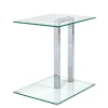 Glas Beistelltisch Permele