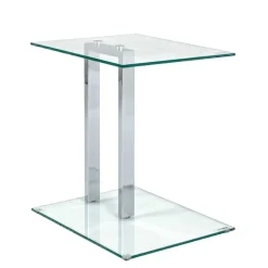 Glas Beistelltisch Permele