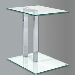 Glas Beistelltisch Permele